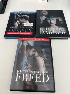 Fifty Shades DVD/Blu-ray Set - Gray & Black Covers